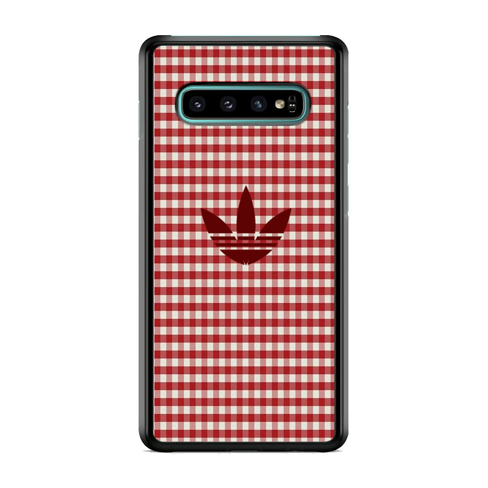 Adidas Red Flannel  Samsung Galaxy S10 Plus Case