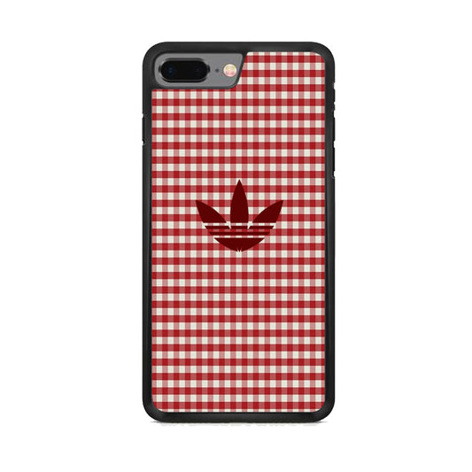 Adidas Red Flannel iPhone 8 Plus Case