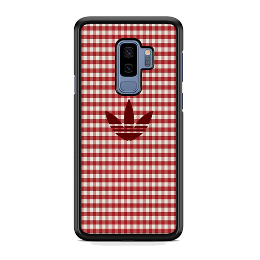 Adidas Red Flannel Samsung Galaxy S9 Plus Case