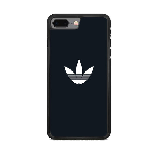 Adidas Space Grey White Logo iPhone 8 Plus Case