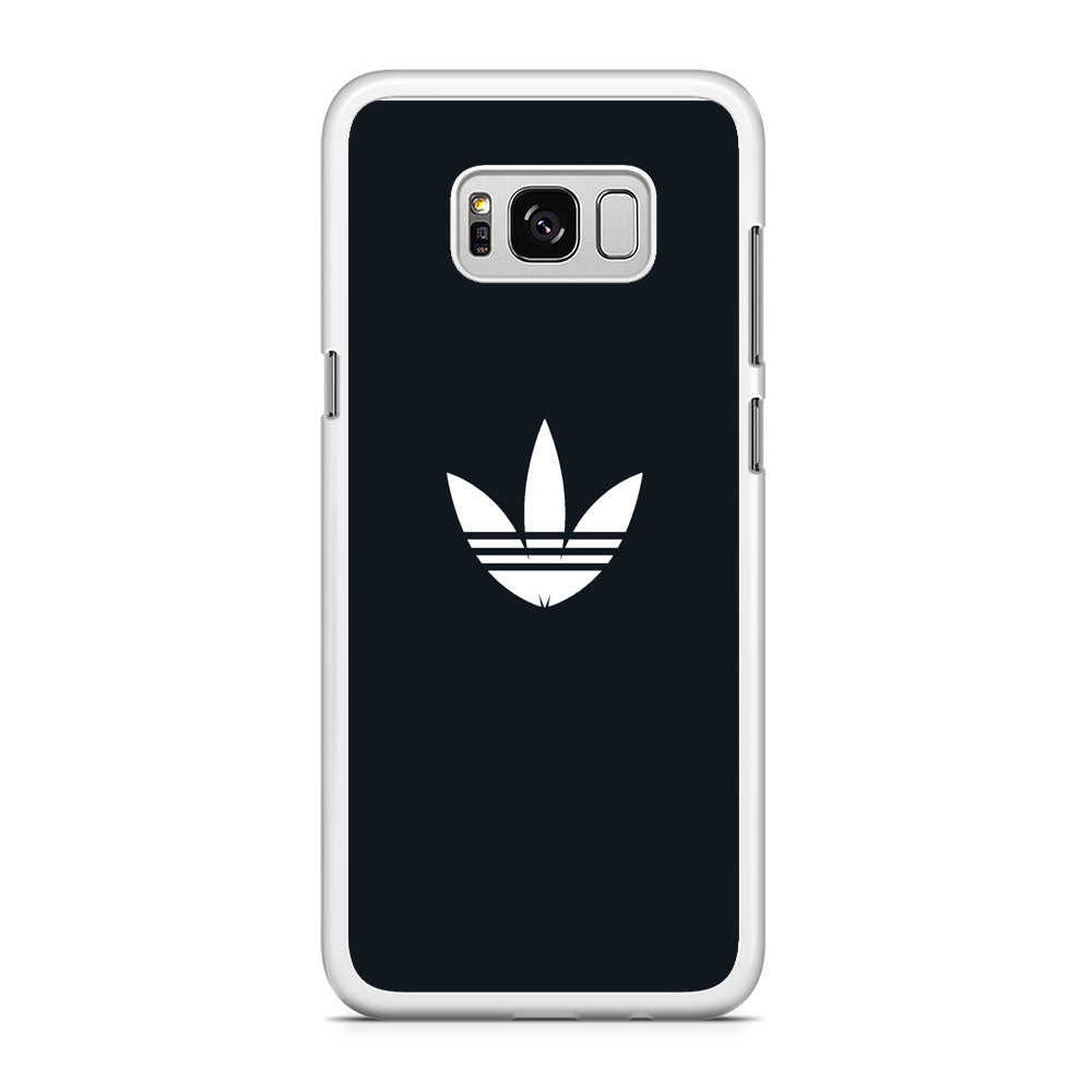 Adidas Space Grey White Logo Samsung Galaxy S8 Case