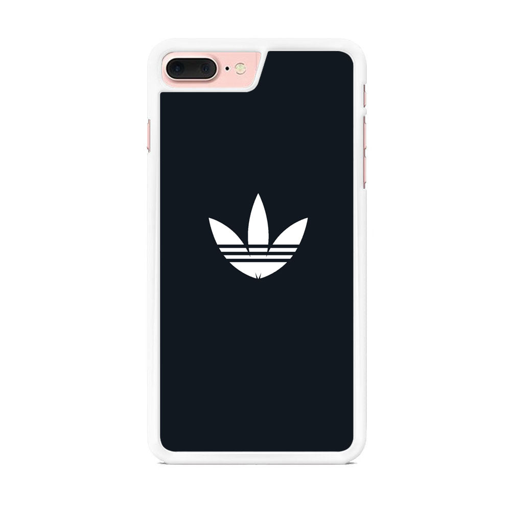 Adidas Space Grey White Logo iPhone 8 Plus Case