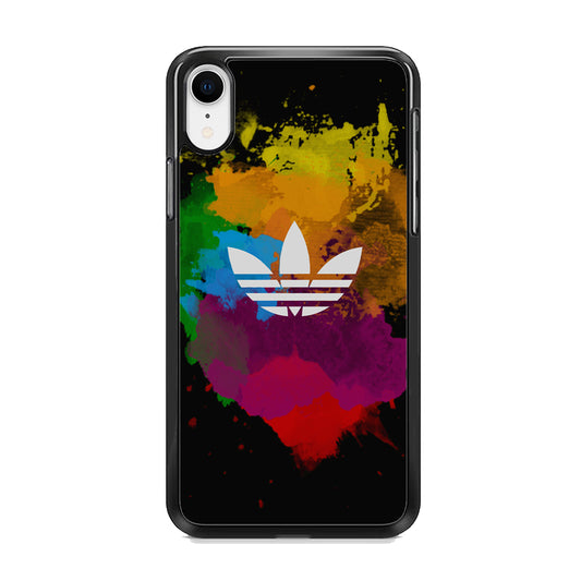 Adidas Splash Paint Logo iPhone XR Case