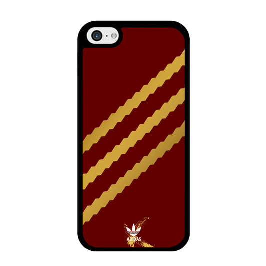 Adidas Stripe Royal Gold Maroon iPhone 5 | 5s Case - Carneyforia