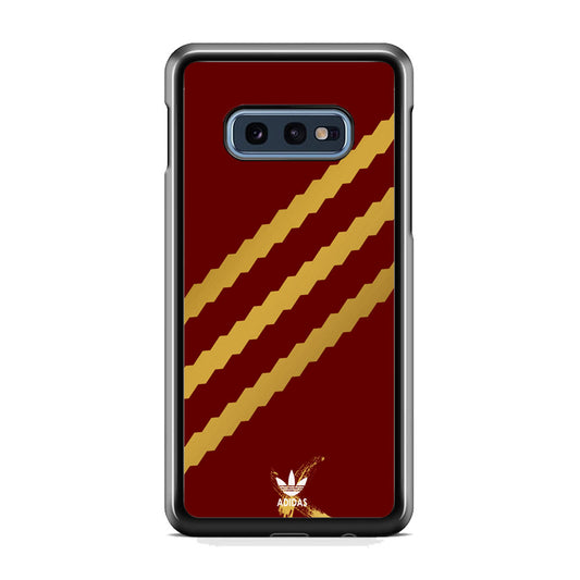 Adidas Stripe Royal Gold Maroon Samsung Galaxy S10E Case