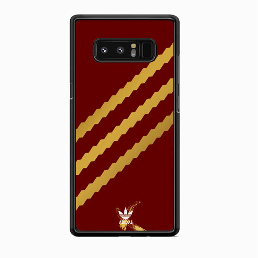 Adidas Stripe Royal Gold Maroon Samsung Galaxy Note 8 Case