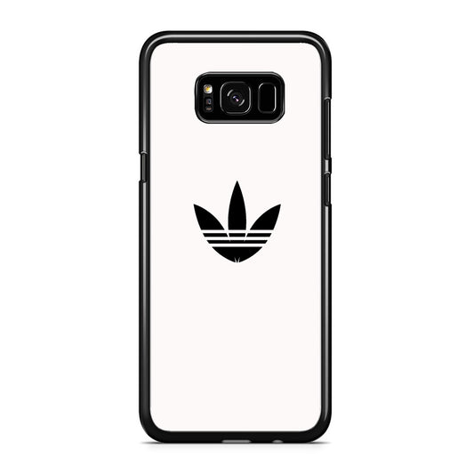 Adidas White Bone Logo Black Samsung Galaxy S8 Plus Case