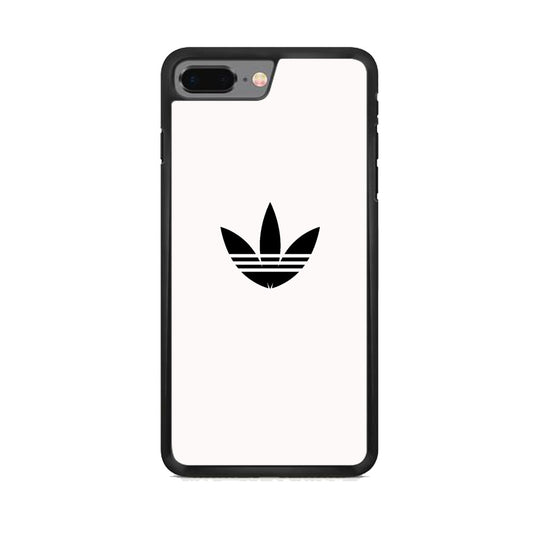 Adidas White Bone Logo Black iPhone 8 Plus Case