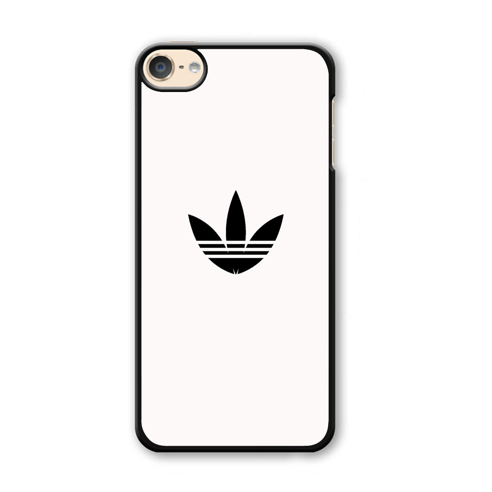 Adidas White Bone Logo Black iPod Touch 6 Case - Carneyforia