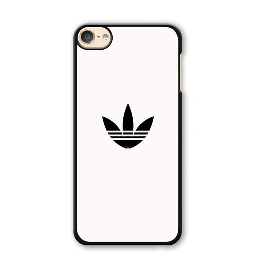 Adidas White Bone Logo Black iPod Touch 6 Case - Carneyforia