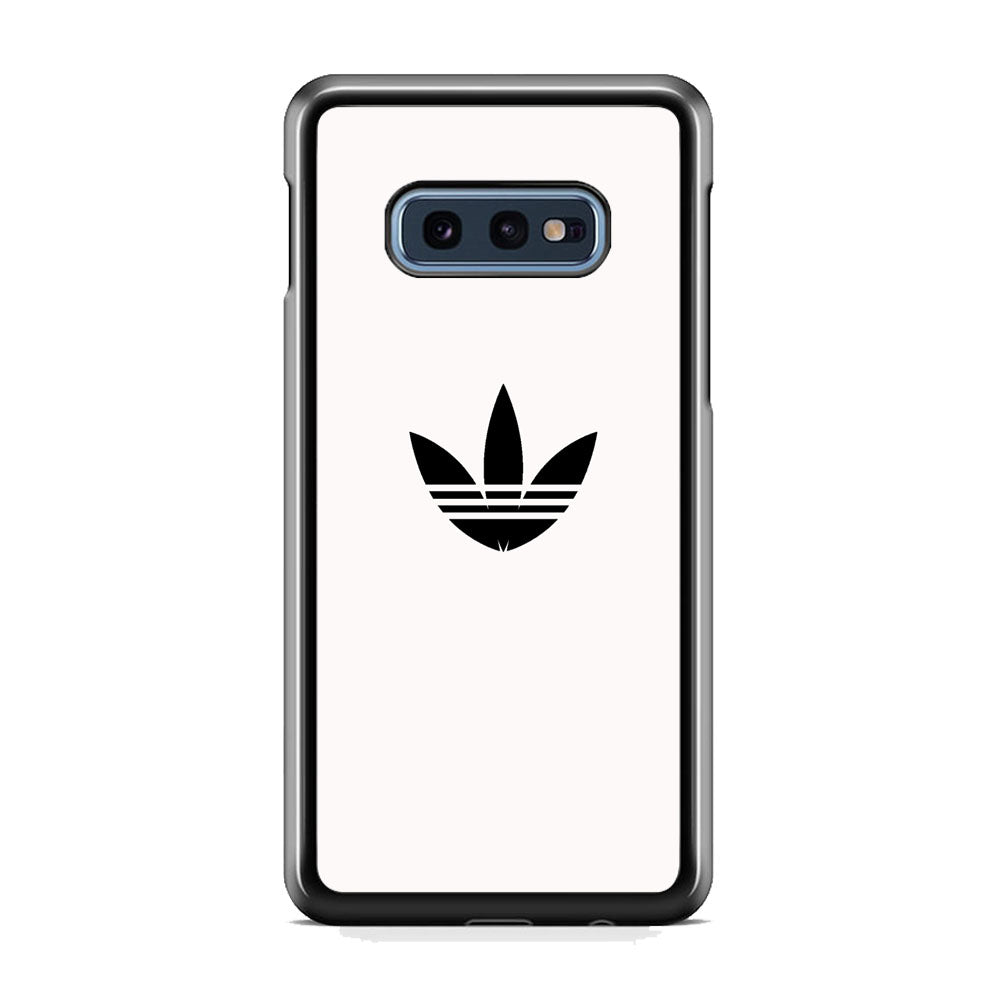 Adidas White Bone Logo Black Samsung Galaxy S10E Case