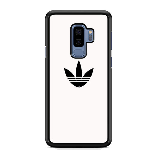 Adidas White Bone Logo Black Samsung Galaxy S9 Plus Case