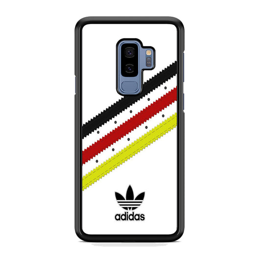 Adidas White Stripe Black Red Yellow Samsung Galaxy S9 Plus Case