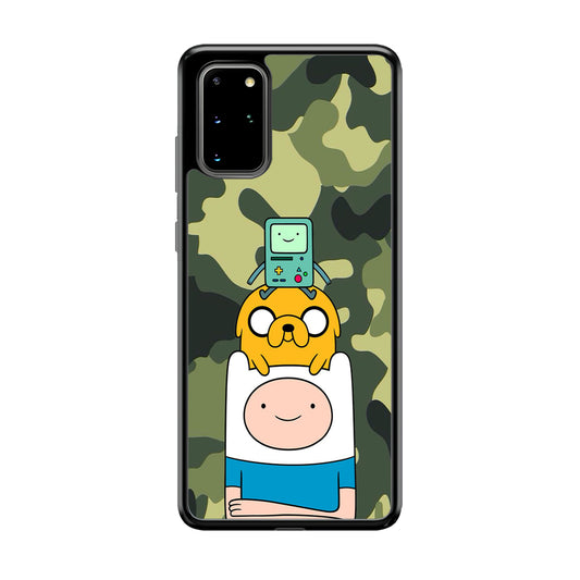 Adventure Time Camo Green Samsung Galaxy S20 Plus Case