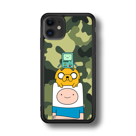 Adventure Time Camo Green iPhone 11 Case