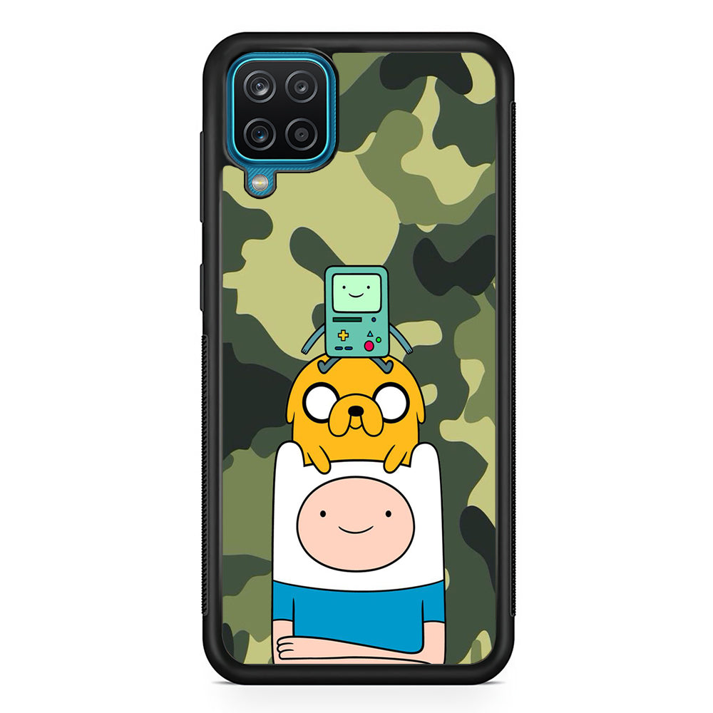 Adventure Time Camo Green Samsung Galaxy A12 Case