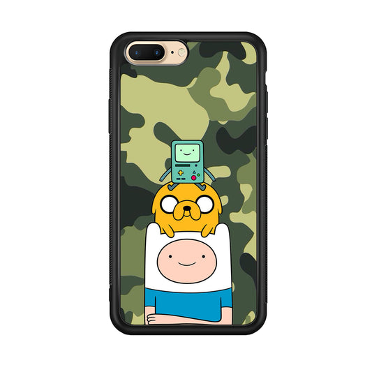 Adventure Time Camo Green iPhone 8 Plus Case