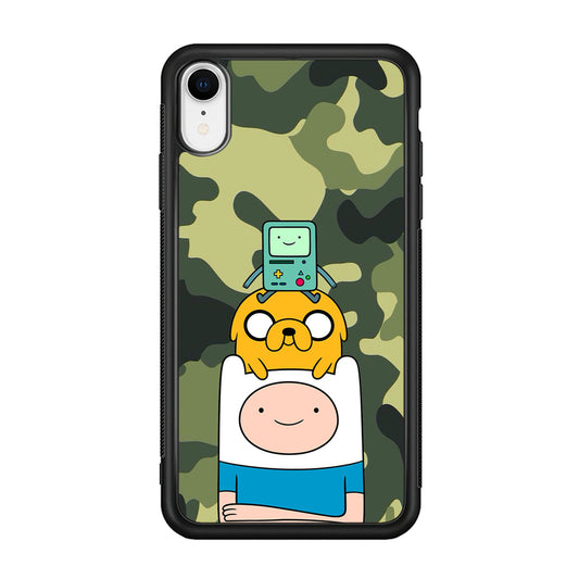 Adventure Time Camo Green iPhone XR Case