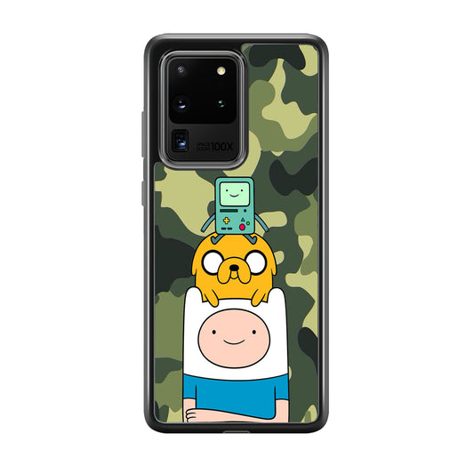 Adventure Time Camo Green Samsung Galaxy S20 Ultra Case