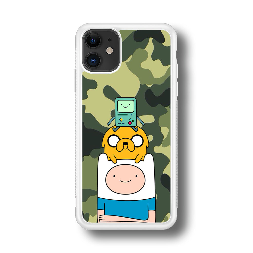 Adventure Time Camo Green iPhone 11 Case