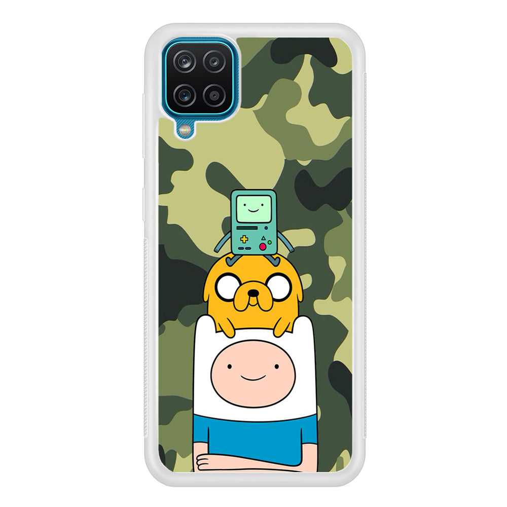 Adventure Time Camo Green Samsung Galaxy A12 Case