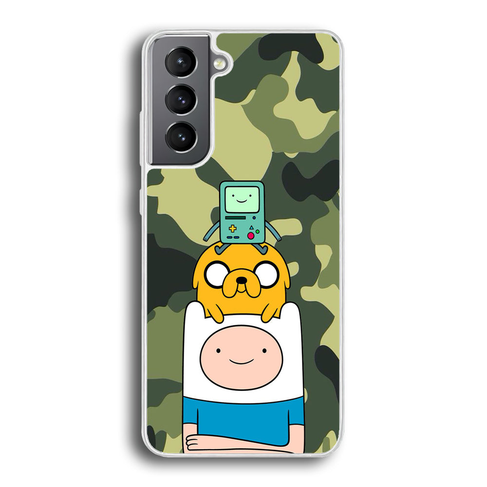 Adventure Time Camo Green Samsung Galaxy S21 Case