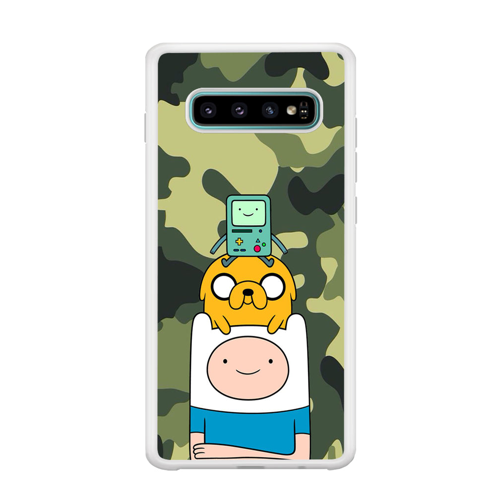 Adventure Time Camo Green Samsung Galaxy S10 Case