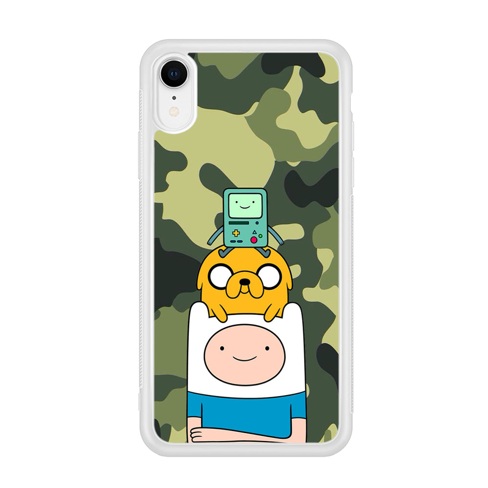 Adventure Time Camo Green iPhone XR Case