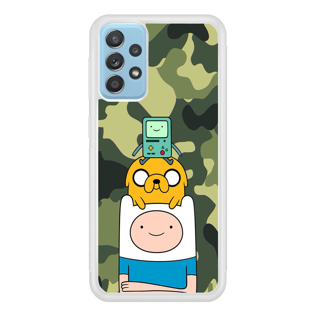 Adventure Time Camo Green Samsung Galaxy A52 Case