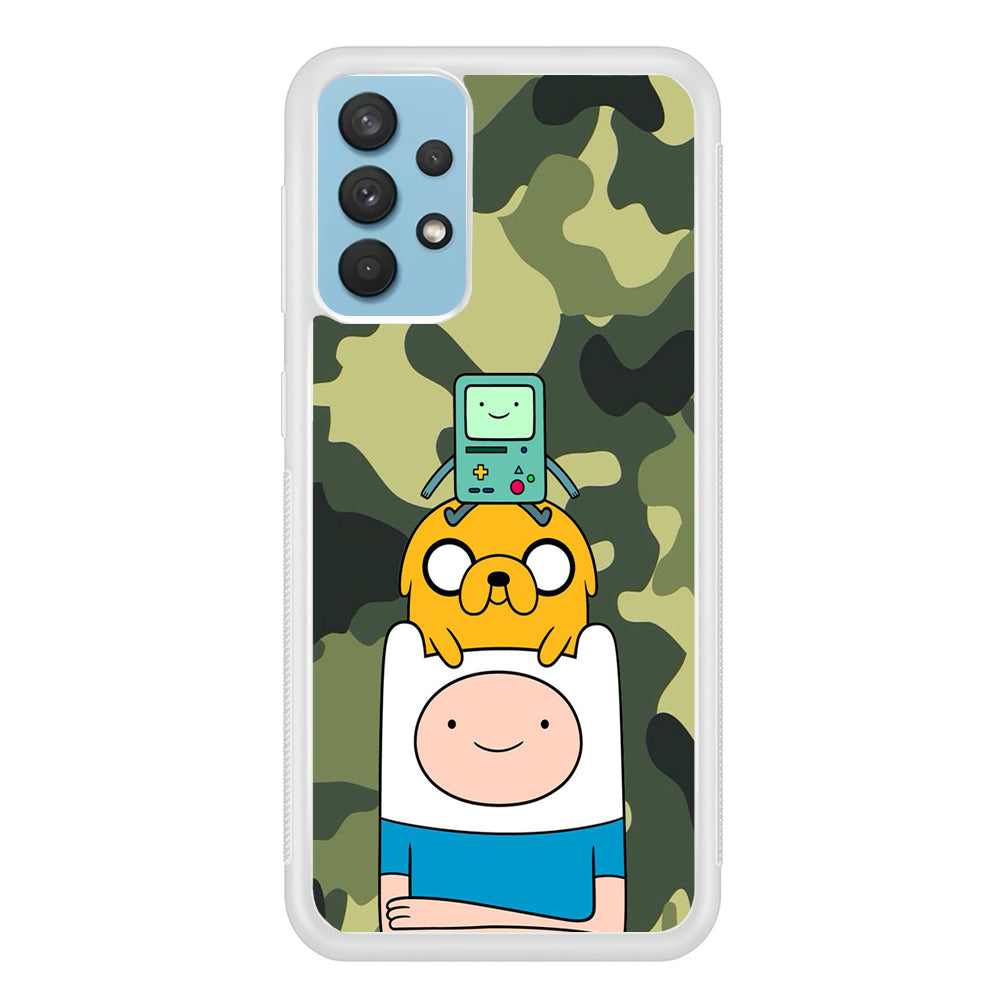 Adventure Time Camo Green Samsung Galaxy A32 Case