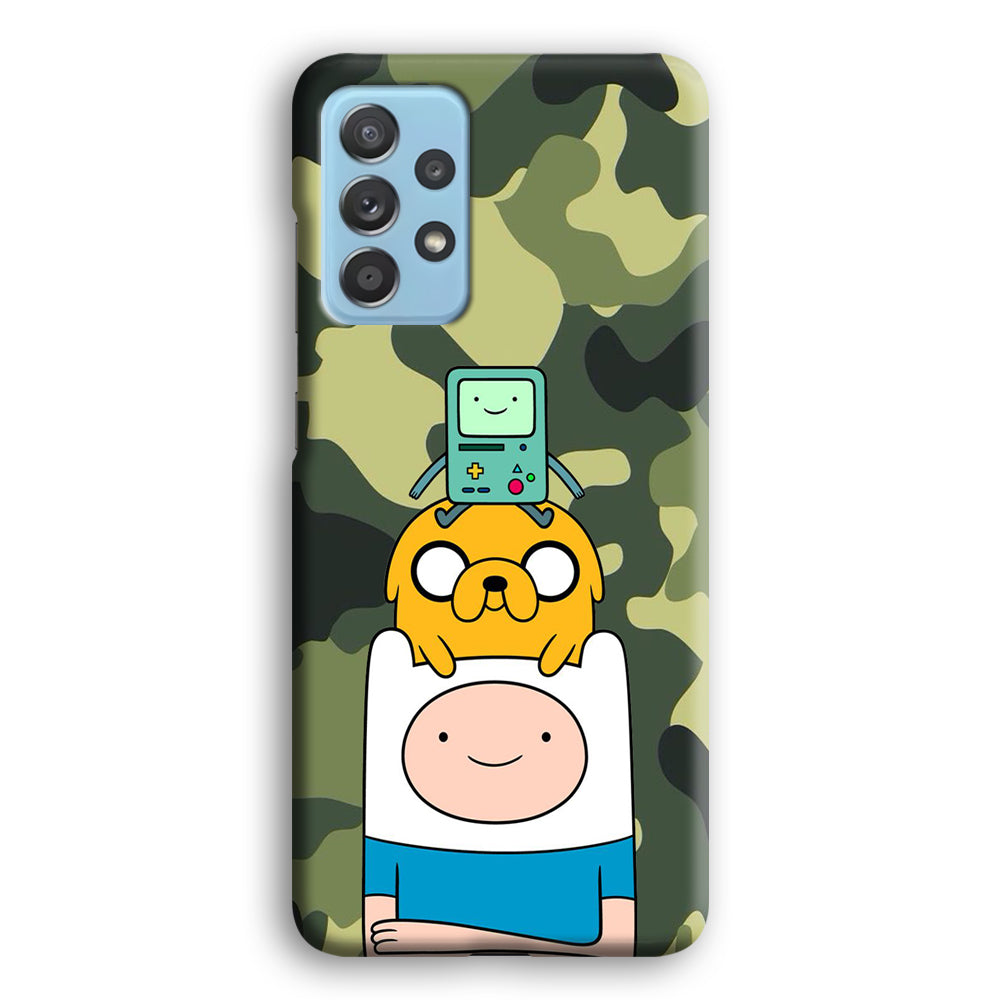 Adventure Time Camo Green Samsung Galaxy A52 Case