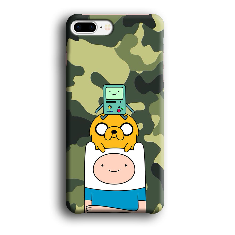 Adventure Time Camo Green iPhone 8 Plus Case