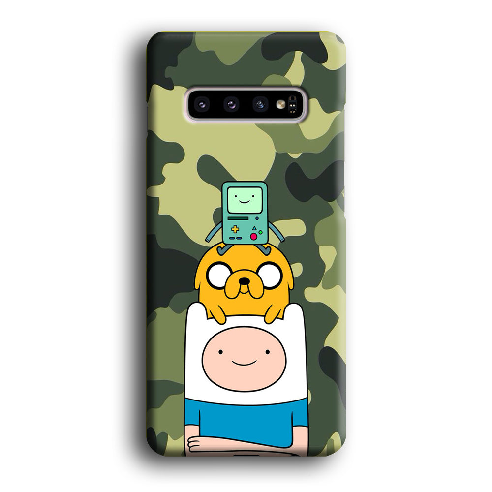 Adventure Time Camo Green Samsung Galaxy S10 Case