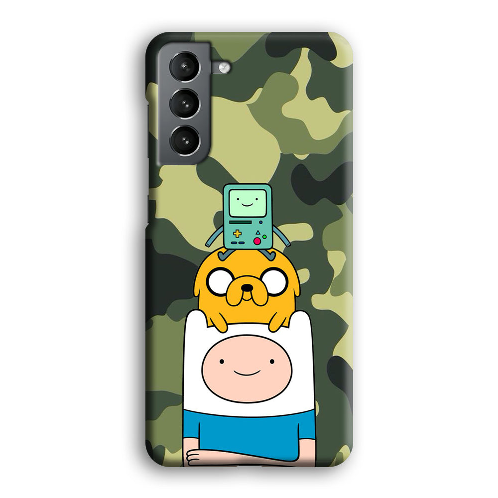 Adventure Time Camo Green Samsung Galaxy S21 Case