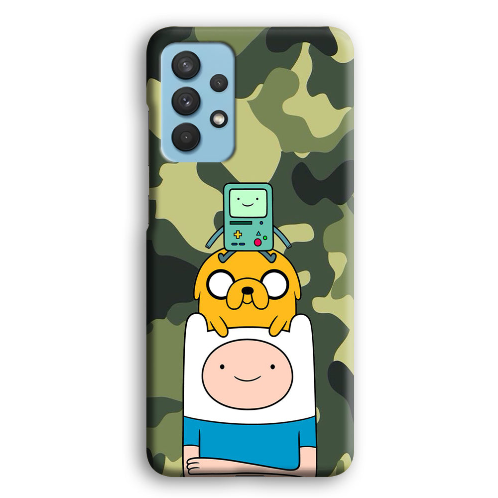 Adventure Time Camo Green Samsung Galaxy A32 Case