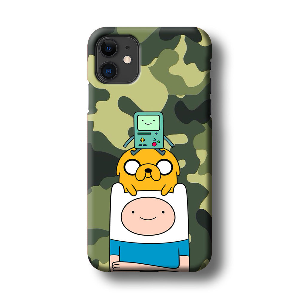 Adventure Time Camo Green iPhone 11 Case