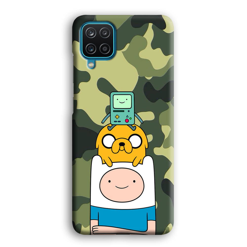 Adventure Time Camo Green Samsung Galaxy A12 Case