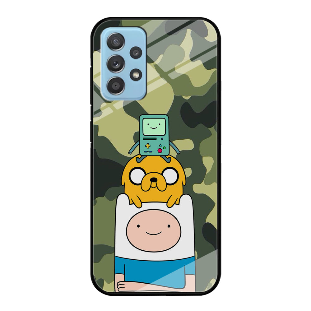 Adventure Time Camo Green Samsung Galaxy A52 Case