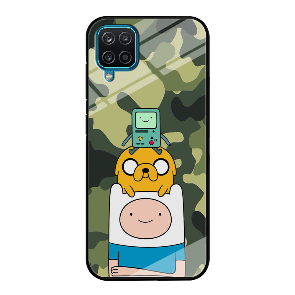 Adventure Time Camo Green Samsung Galaxy A12 Case