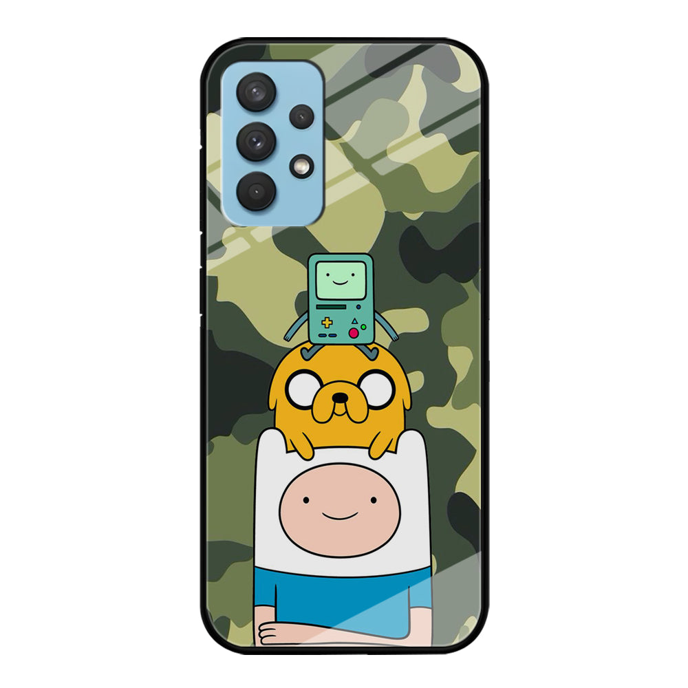 Adventure Time Camo Green Samsung Galaxy A32 Case