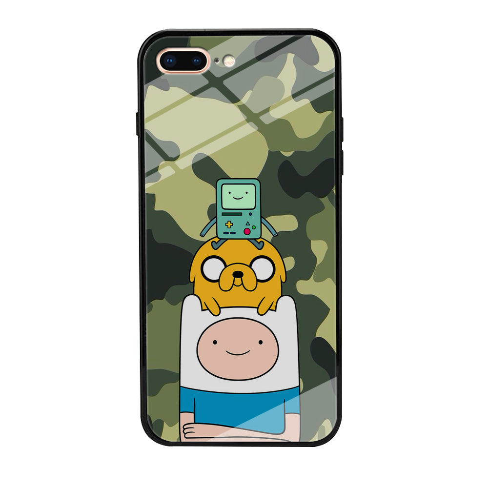 Adventure Time Camo Green iPhone 8 Plus Case