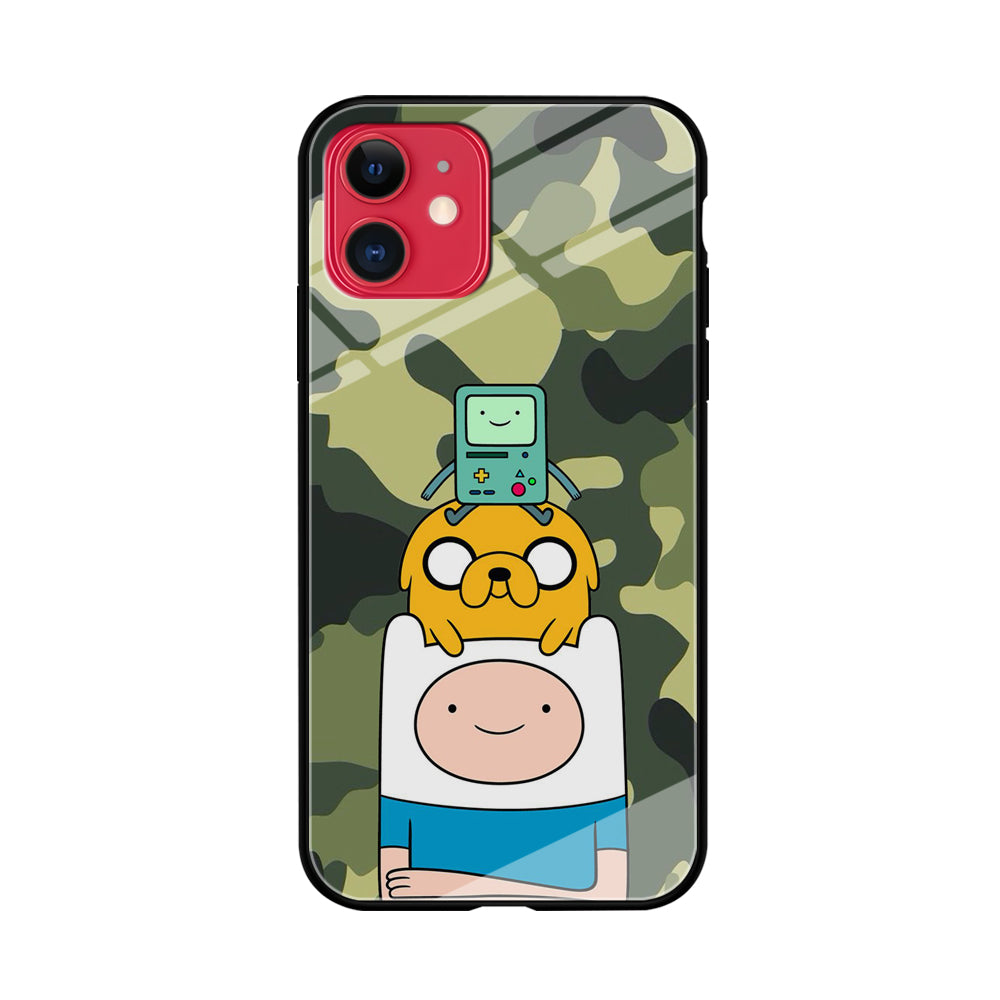 Adventure Time Camo Green iPhone 11 Case