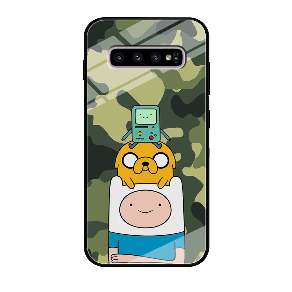 Adventure Time Camo Green Samsung Galaxy S10 Case