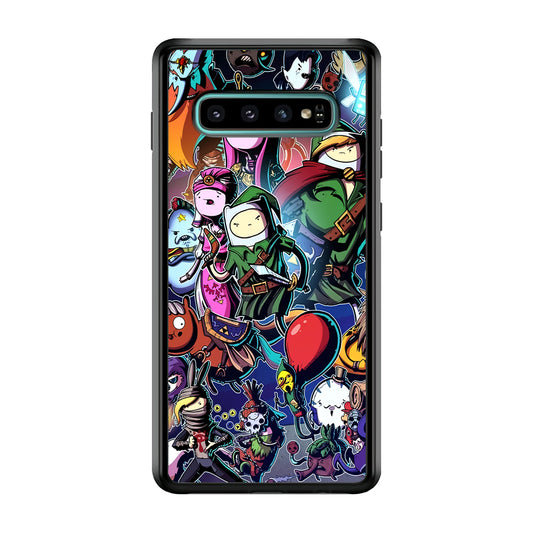 Adventure Time Classic War Samsung Galaxy S10 Case