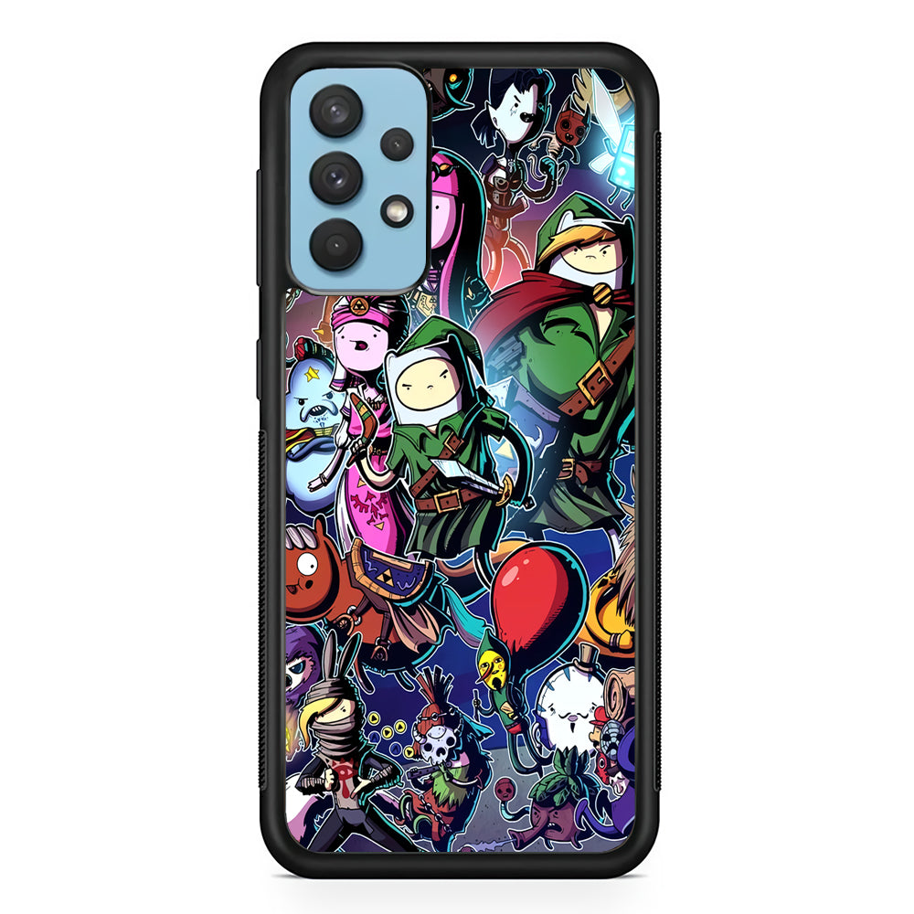 Adventure Time Classic War Samsung Galaxy A32 Case