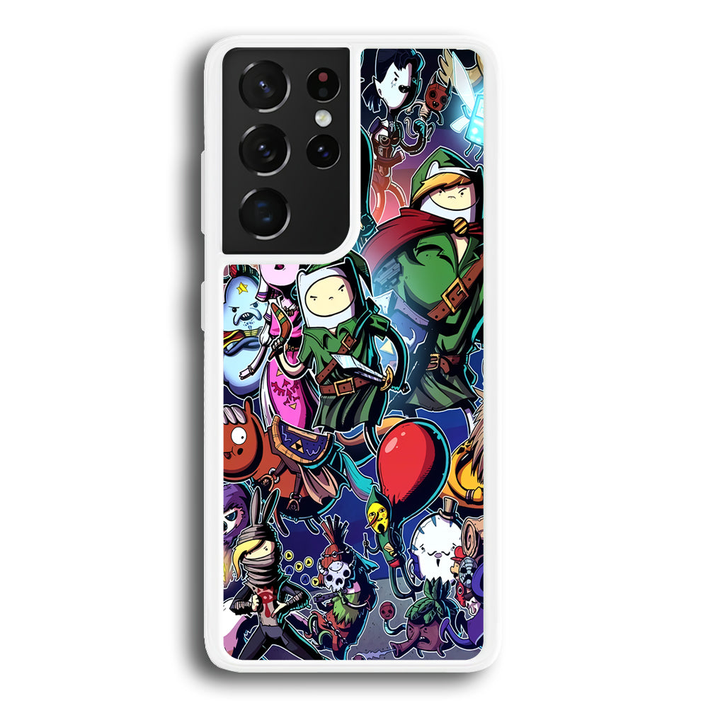 Adventure Time Classic War Samsung Galaxy S21 Ultra Case