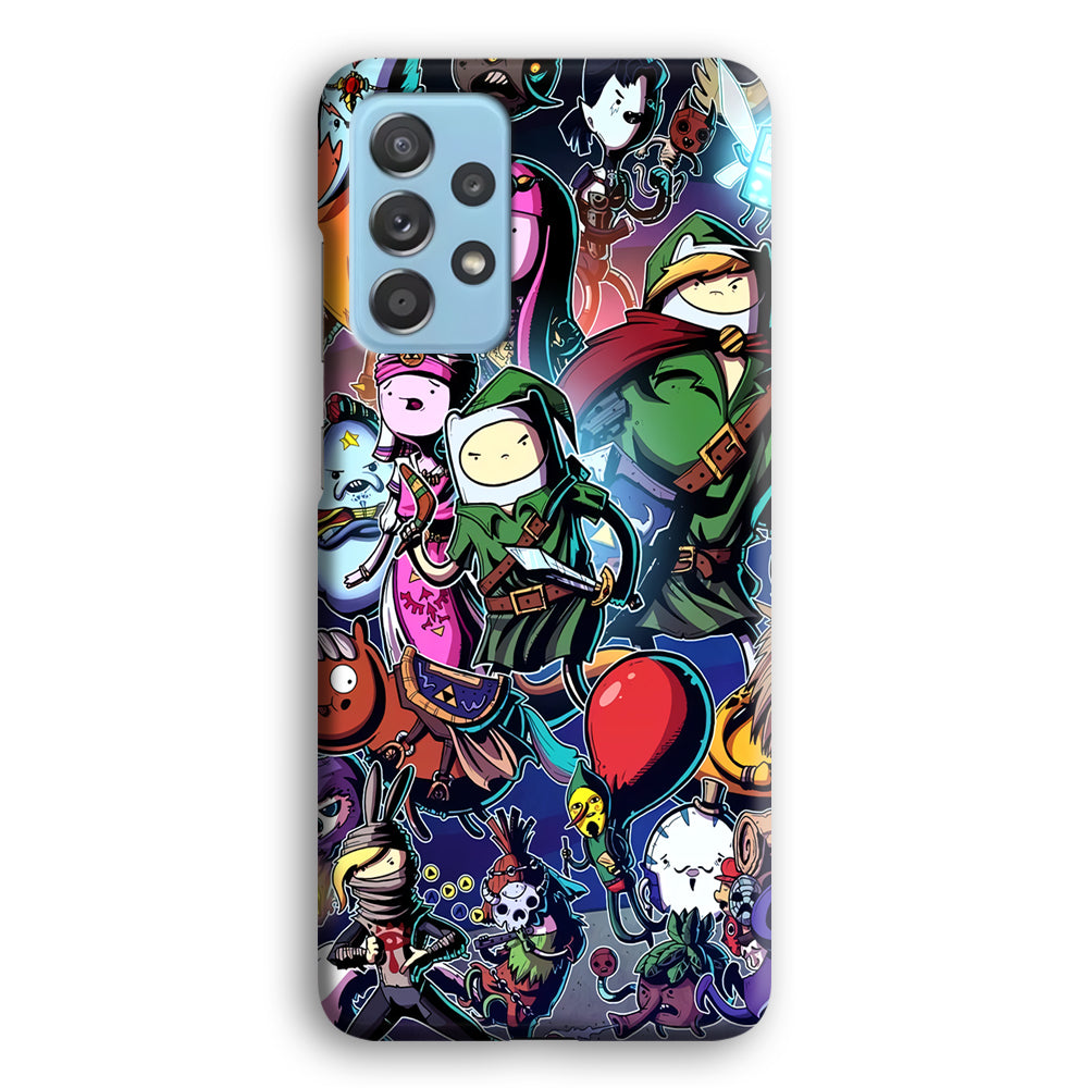 Adventure Time Classic War Samsung Galaxy A52 Case