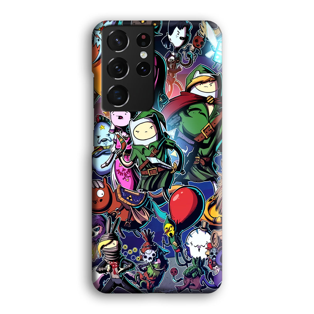 Adventure Time Classic War Samsung Galaxy S21 Ultra Case