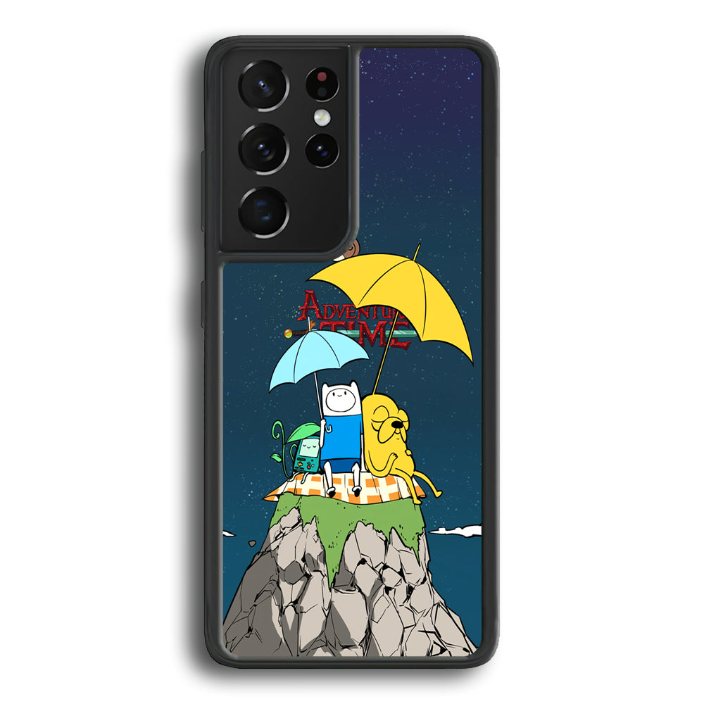 Adventure Time Enjoy The Shady Night Samsung Galaxy S21 Ultra Case