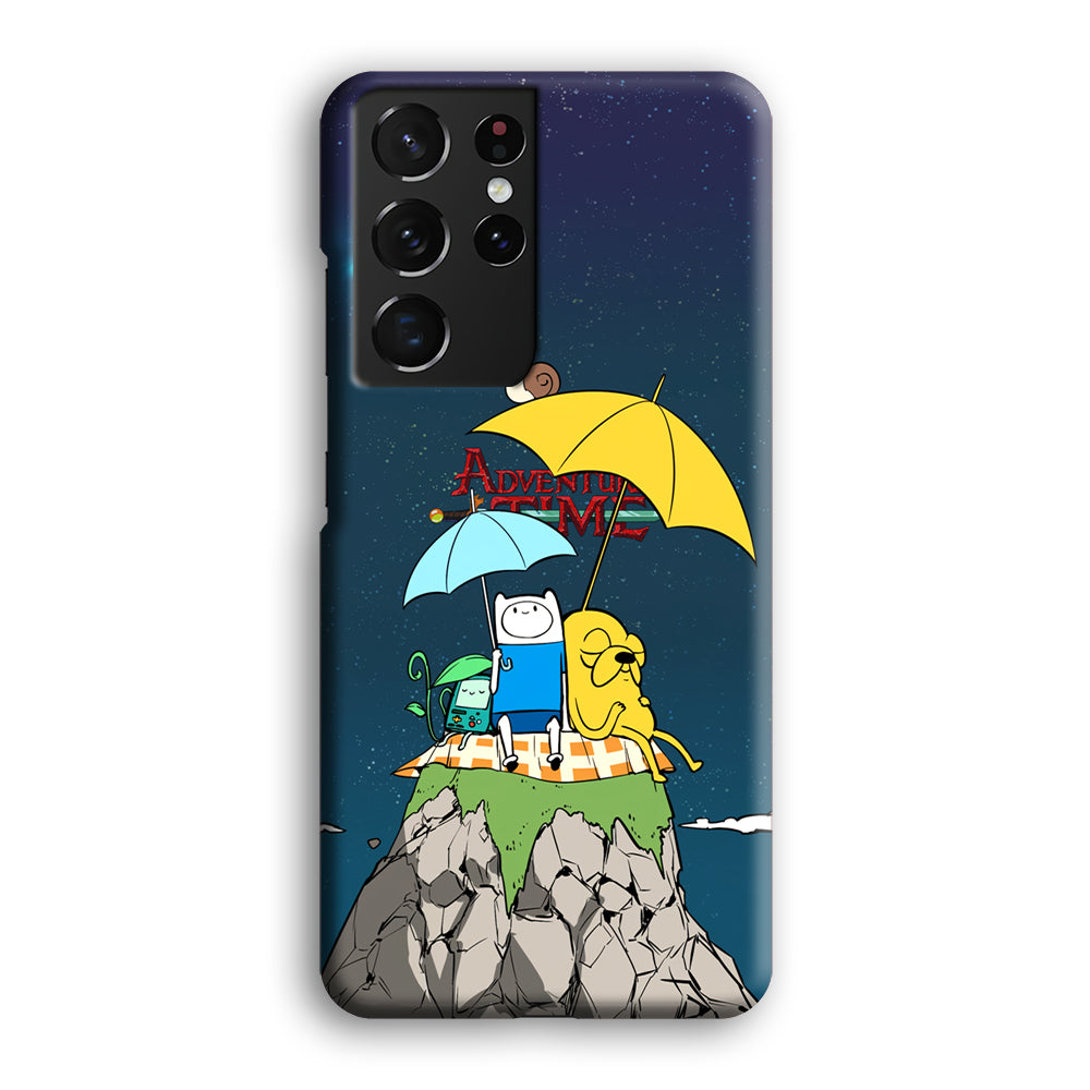 Adventure Time Enjoy The Shady Night Samsung Galaxy S21 Ultra Case